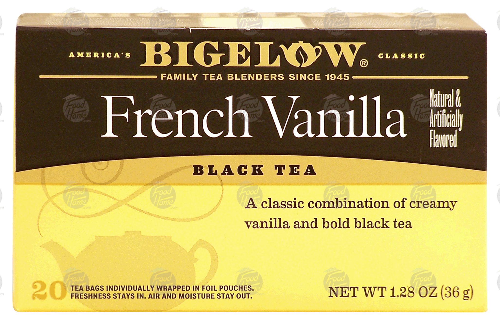 Bigelow  french vanilla, black tea Full-Size Picture